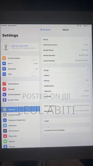 Apple iPad Air 32 GB Gray