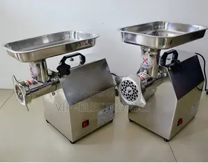 Commercial Stainless Steel Electric Meat Grinder – 12-Tk 12 ቁጥር ⚡🥩