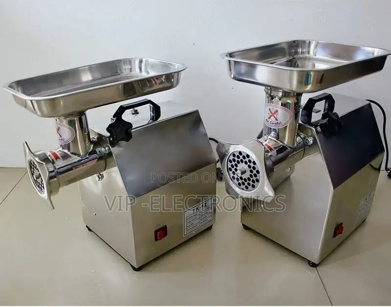 Commercial Stainless Steel Electric Meat Grinder – 12-Tk 12 ቁጥር ⚡🥩