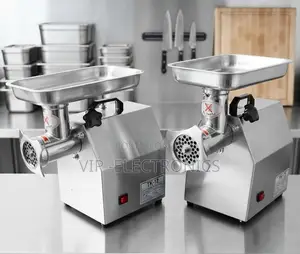 Commercial Stainless Steel Electric Meat Grinder – 12-Tk 12 ቁጥር ⚡🥩