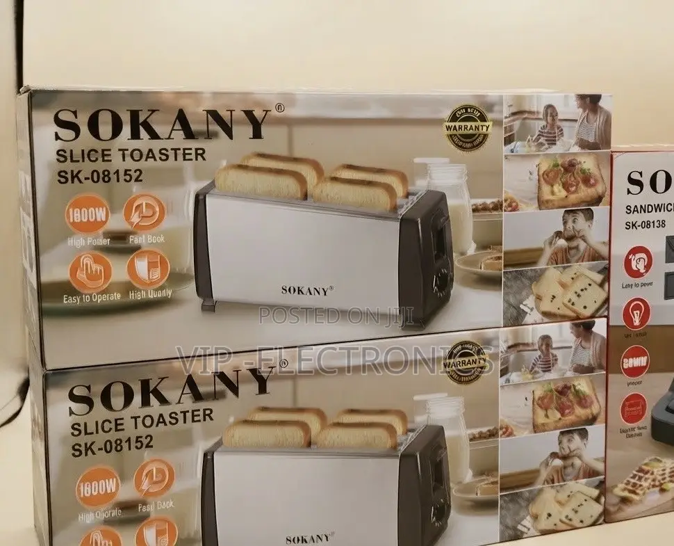 Sokany Slice Toaster and Sandwich Maker Set (Model SK-08