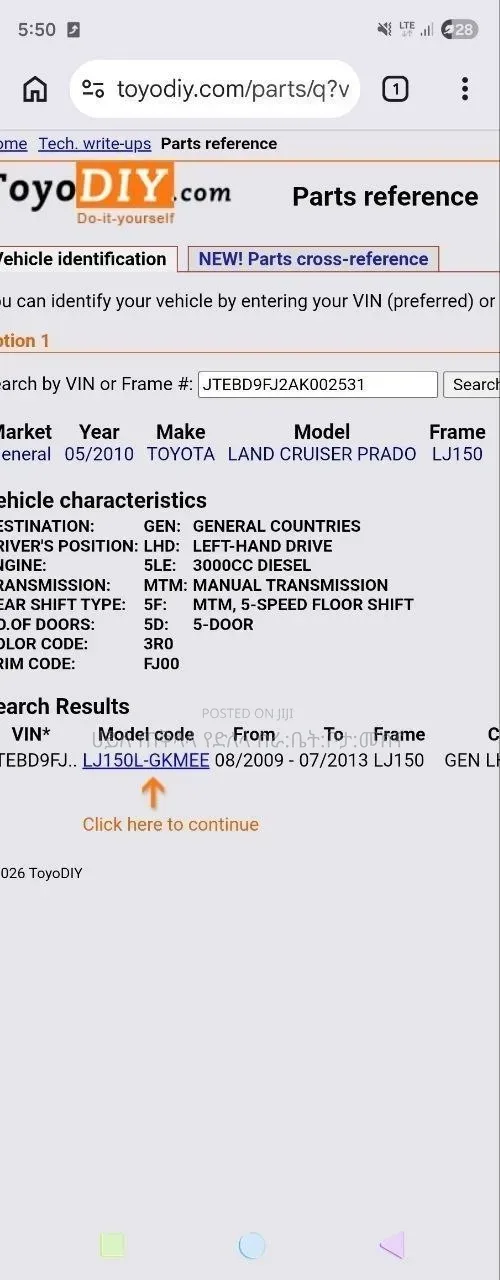 Toyota Land Cruiser Prado 2010 Beige