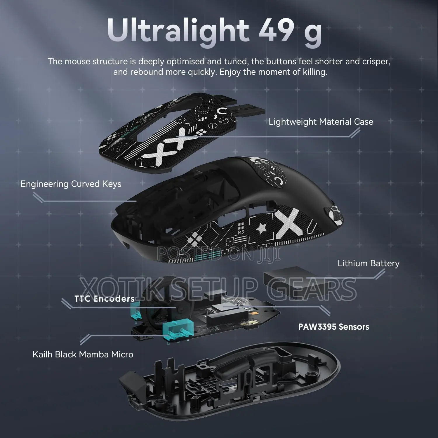 Attack Shark X3 Wireless Mouse - Super Lightweight Gaming Mouse