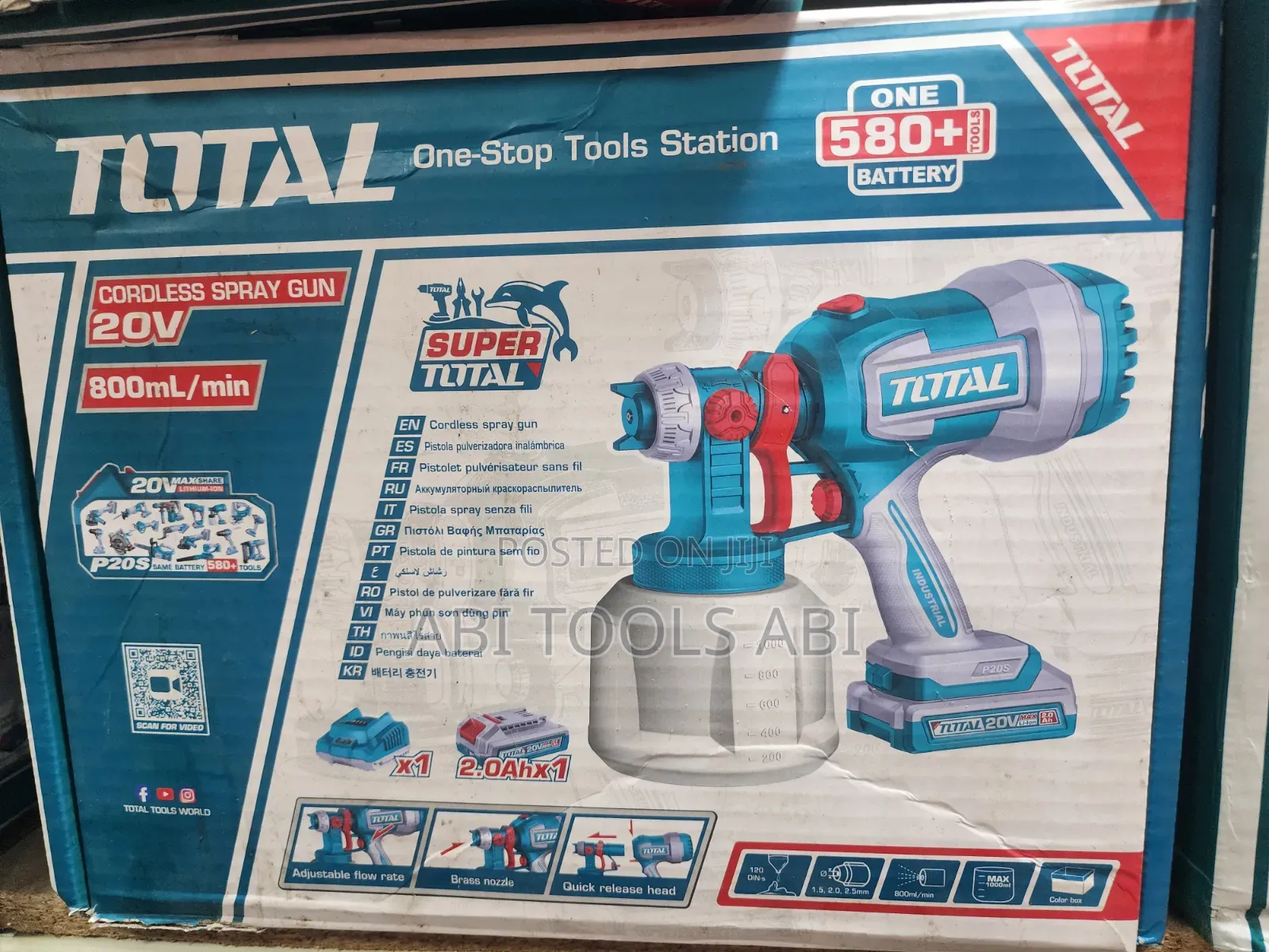 TOTAL Cordless Spray Gun