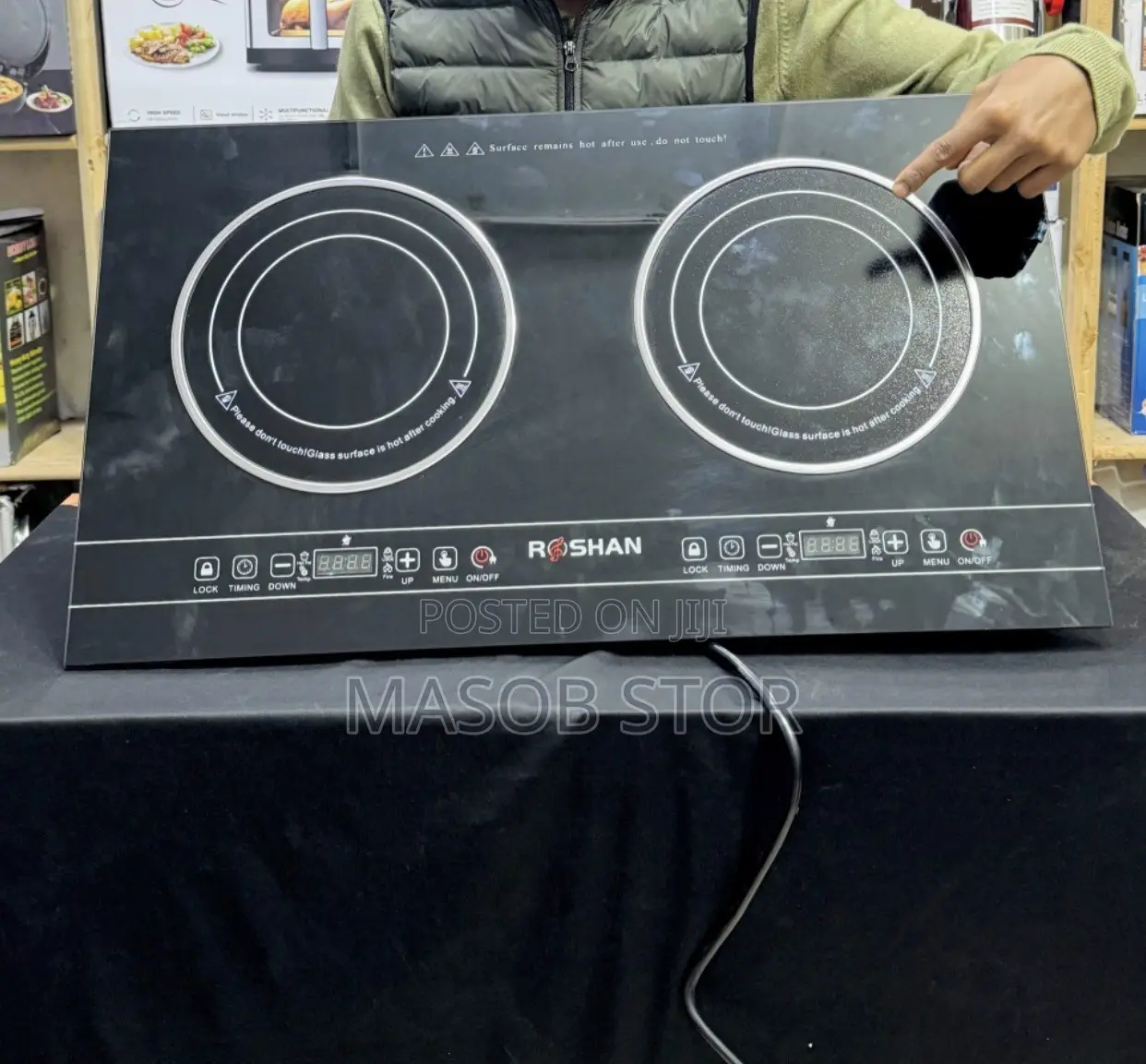 Roshan Double Digital Stove  !!️ሮሻን ባለ 2 ምድጃ ዲጅታል ስቶቭ