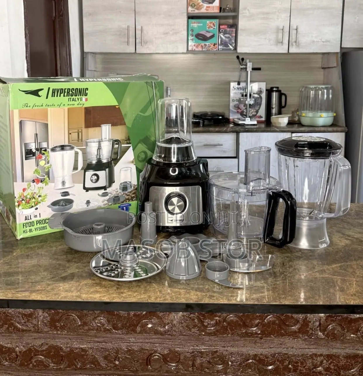 ሁሉንም በአንድ ያካተተ Multifunctional Food Processor!