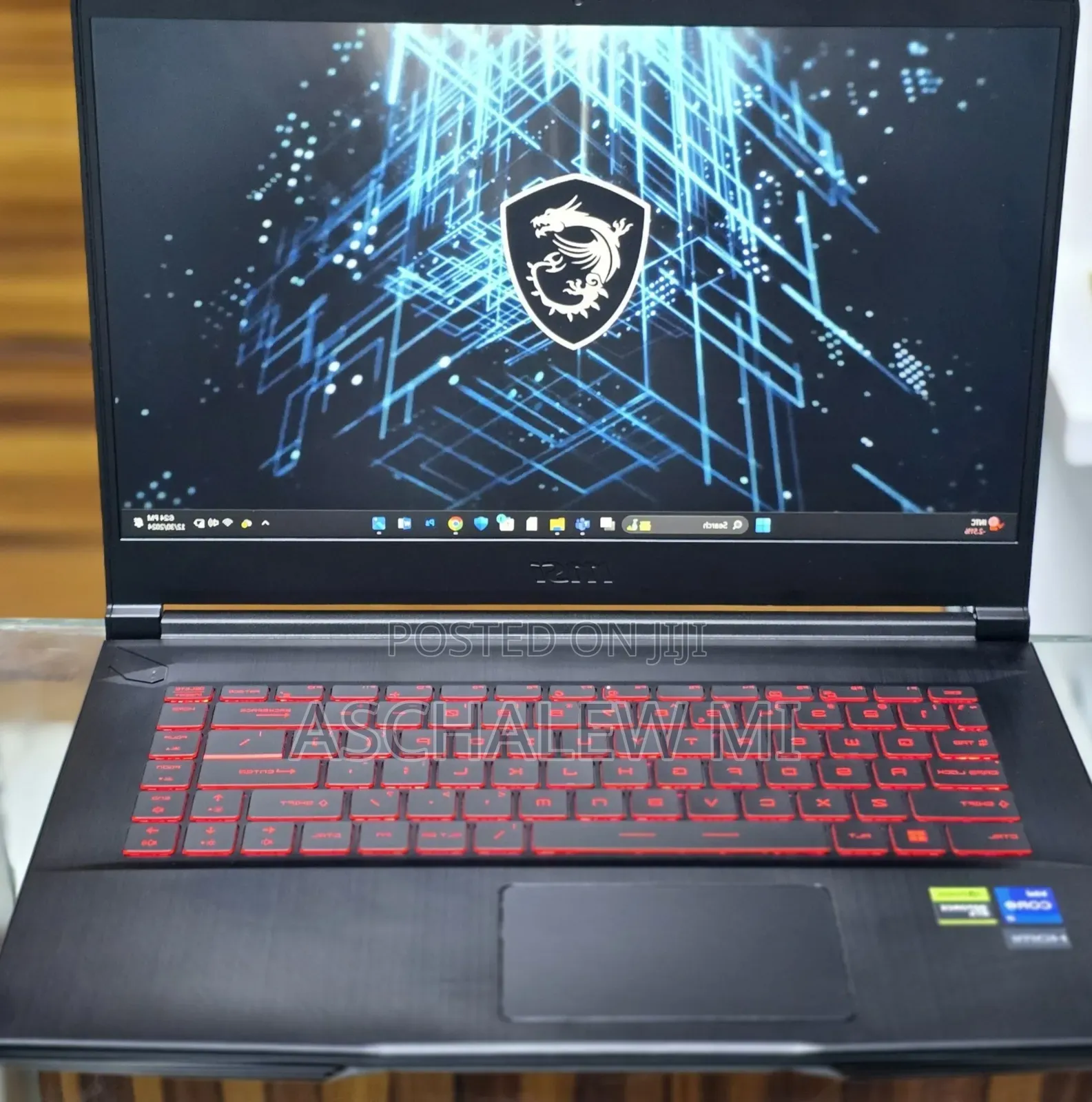 New Laptop MSI GF63 32GB Intel Core i7 SSD 1T