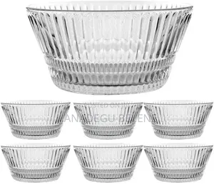 7 Piece Lce Cream& Fruit Glass Cup