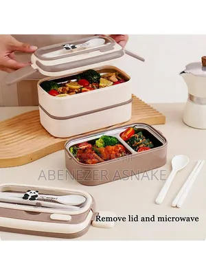 Double Layer Portable Bento Lunch Box