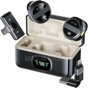 2in1 Wireless Microphone ገመድ አልባ ማይክሮፎን