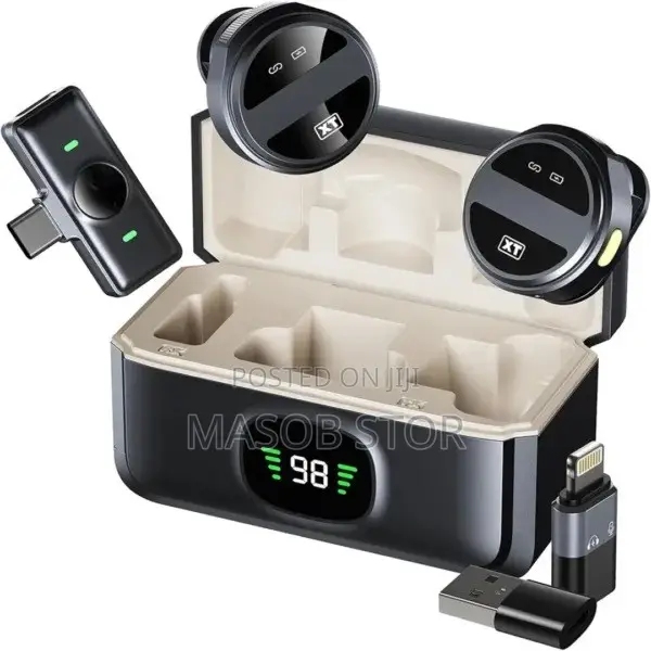2in1 Wireless Microphone ገመድ አልባ ማይክሮፎን
