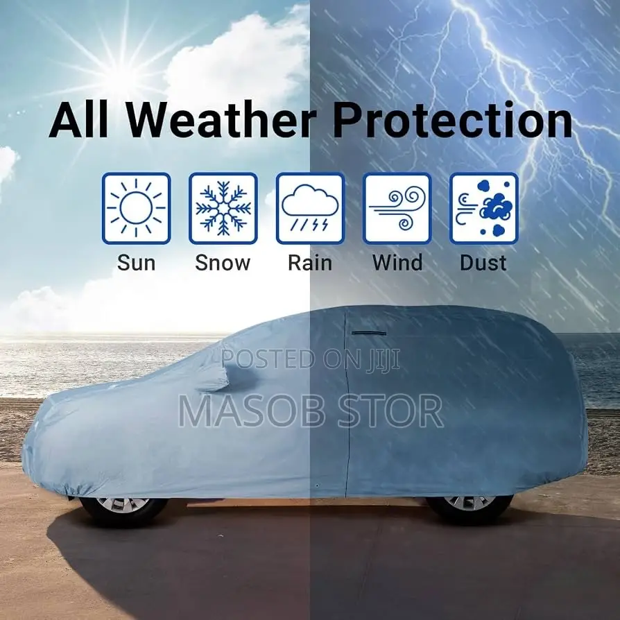 Premium Car Cover / የመኪና ልብስ የመኪናዎን ቦዲ ከፀሃይ ጨረር፣ ከዝናብ እና ከአቧራ ለመከላከል