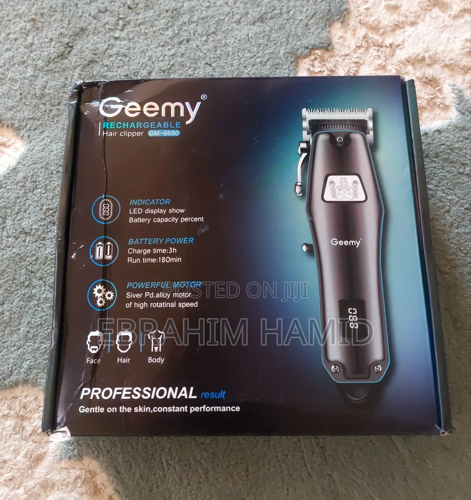 Geemy Rechargeable Hair Clipper