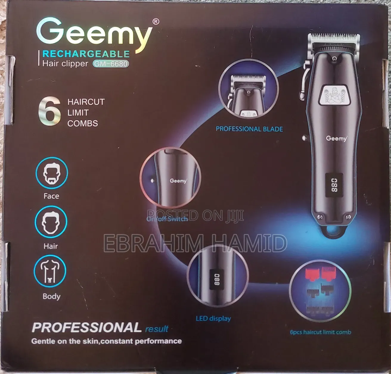 Geemy Rechargeable Hair Clipper