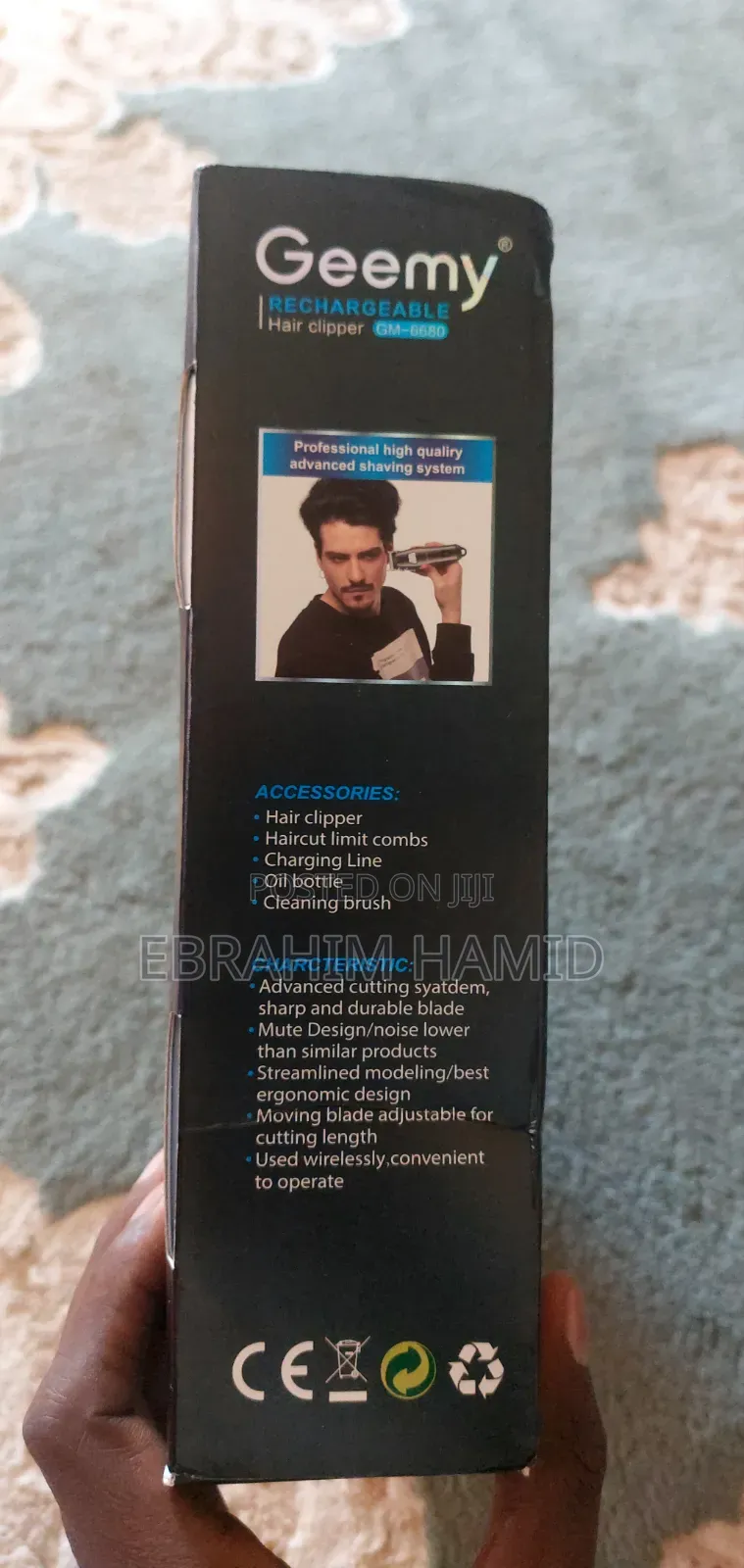 Geemy Rechargeable Hair Clipper