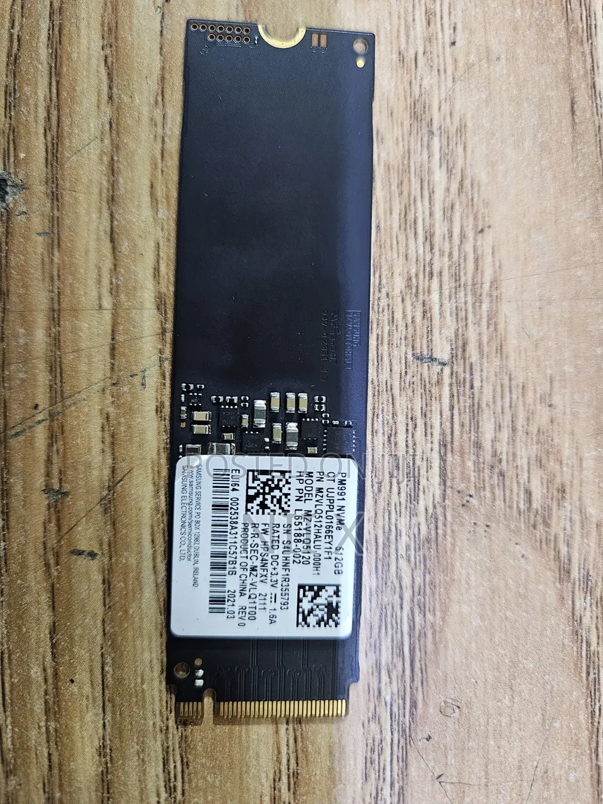 Samsung PM991 512gb Nveme Orginal SSD