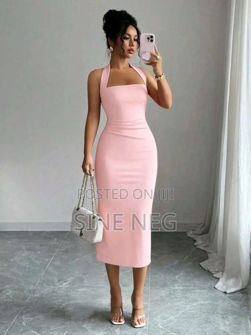 Elegant Women's Midi Dress