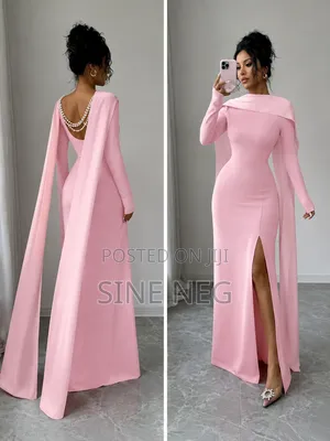 Elegant Long Sleeve Mermaid Dress