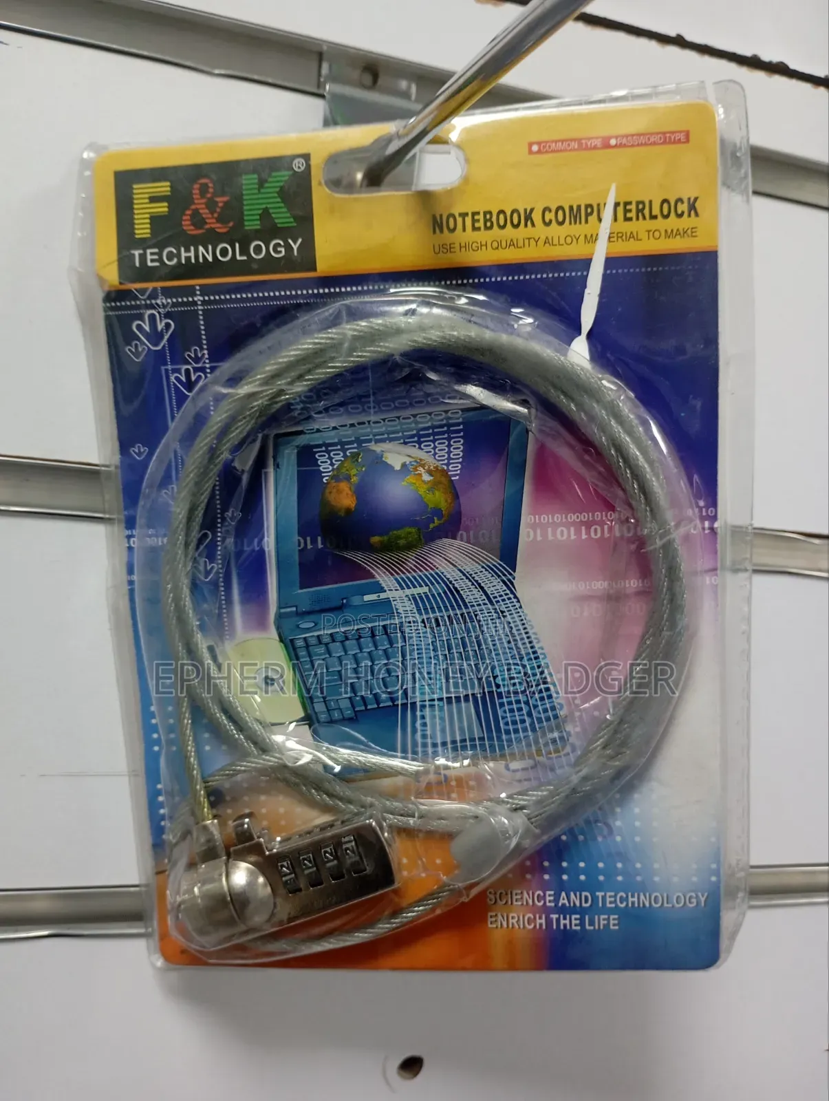 Notebook Computer Lock