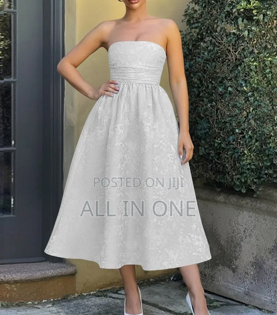 White Sleeveless Classy Shein Dress