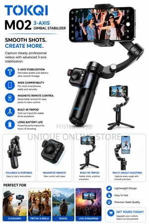 TOKQI M02 Gimbal Stabilizer