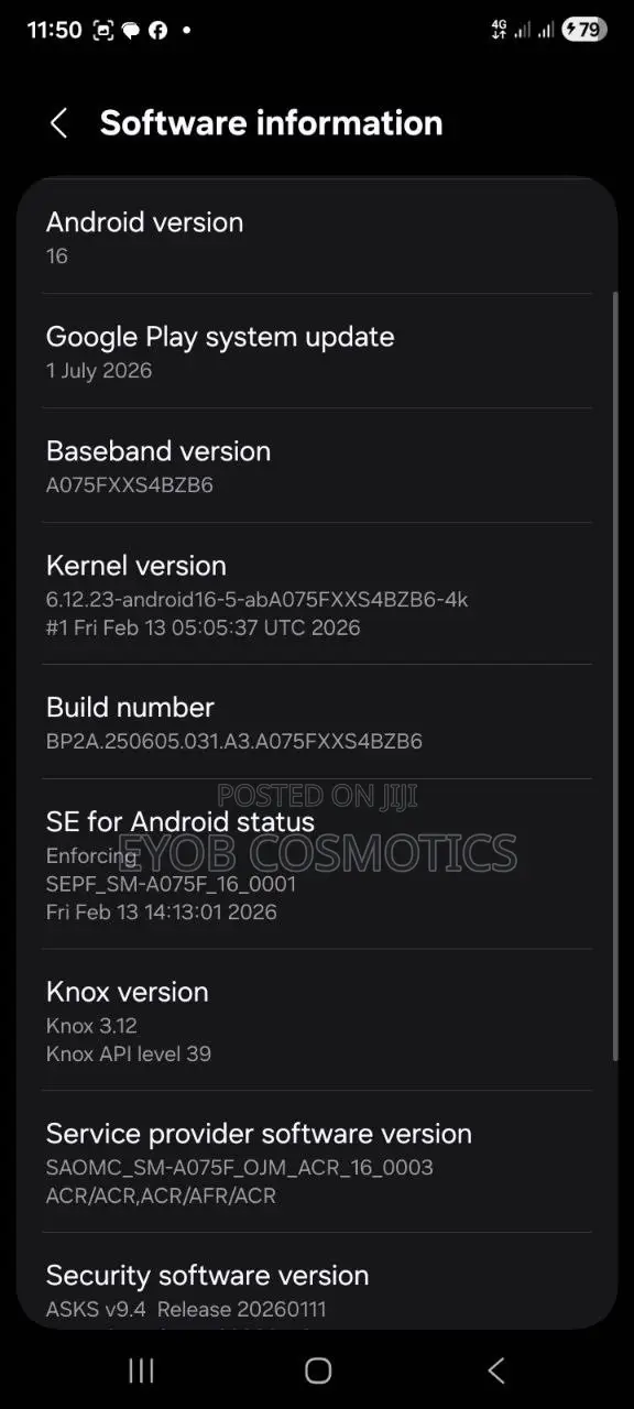 New Samsung Galaxy A07 128 GB Black
