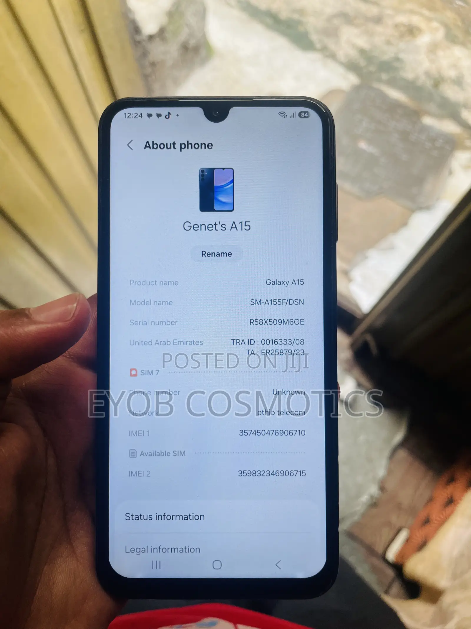 New Samsung Galaxy A15 128 GB Silver