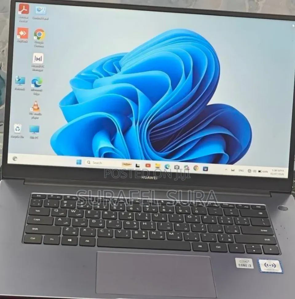 New Laptop Huawei Matebook D 15 8GB Intel Core i3 SSD 256GB