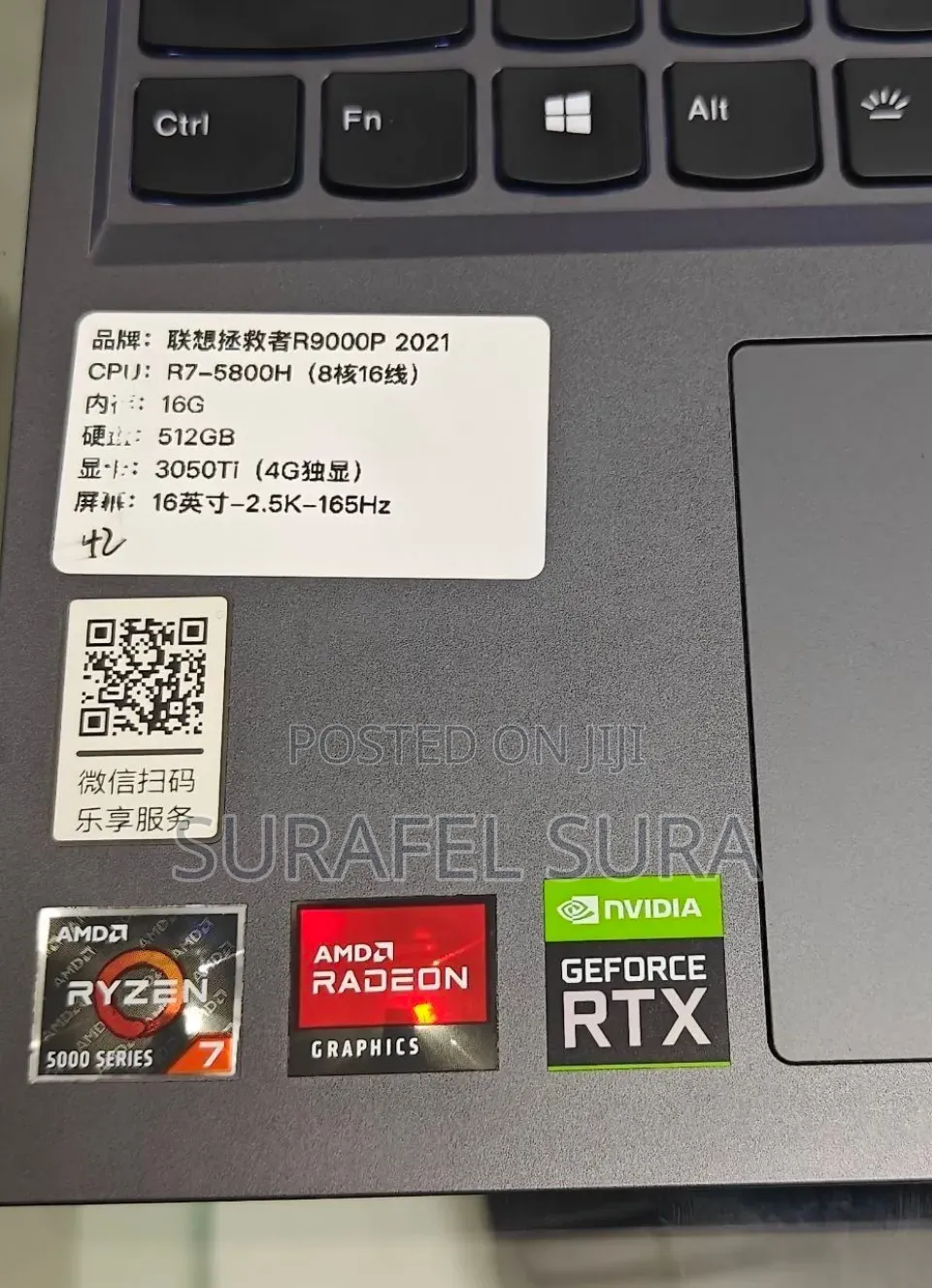 New Laptop Lenovo Legion 5 16GB AMD Ryzen 7 SSD 512GB