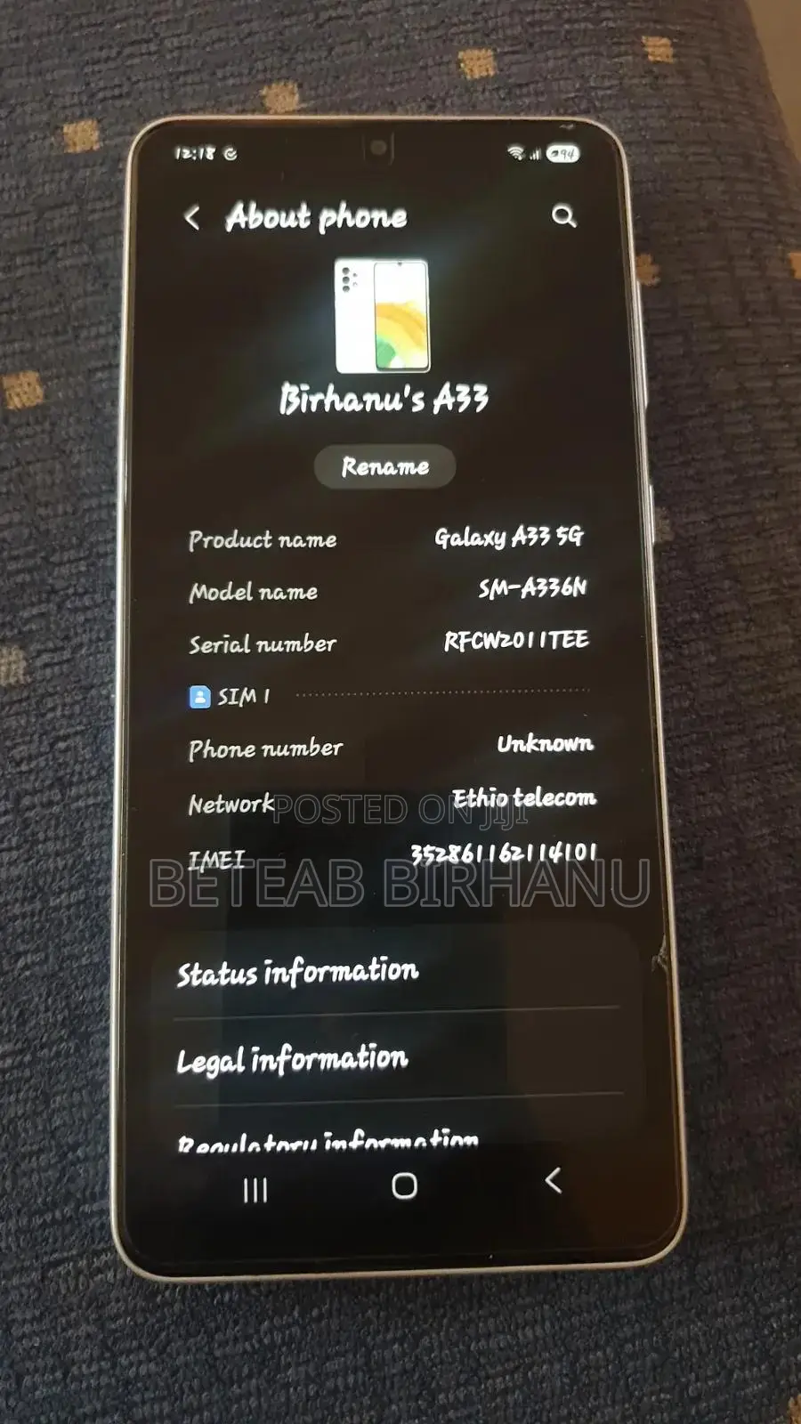 Samsung Galaxy A33 5G 128 GB White