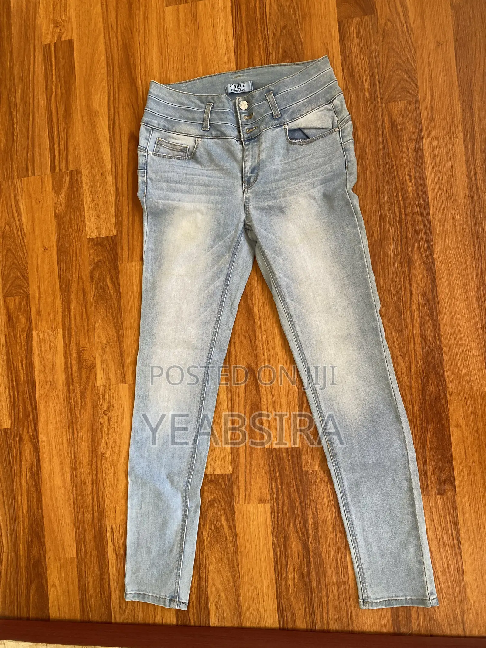 High Waisted Push Up Jeans, Thrift