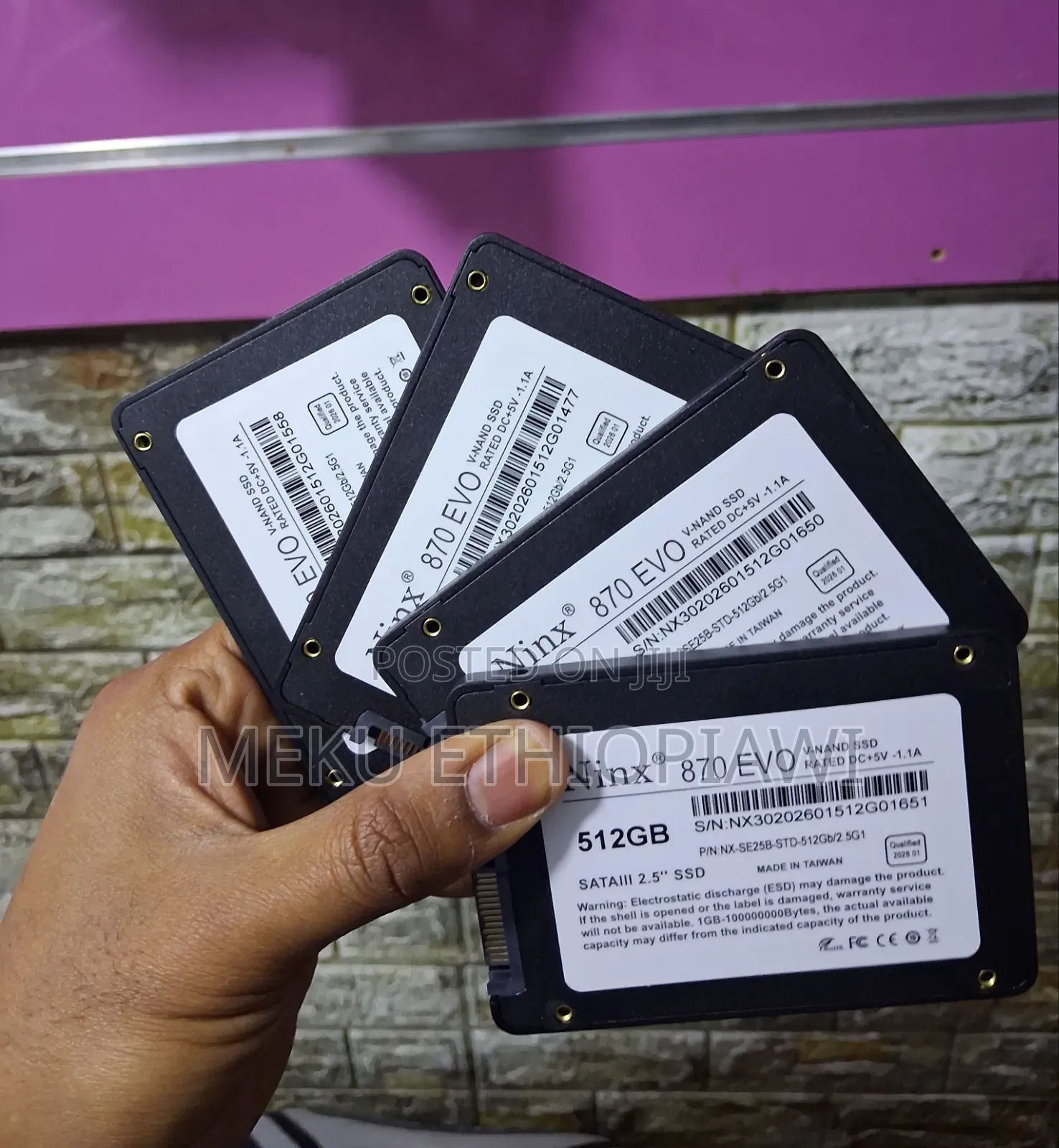512gb and 256gb Sata SSD