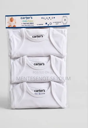 ኦሪጅናል የCarter's Baby Onesies (3 በ 1 የዳይፐር ቲሸርት)