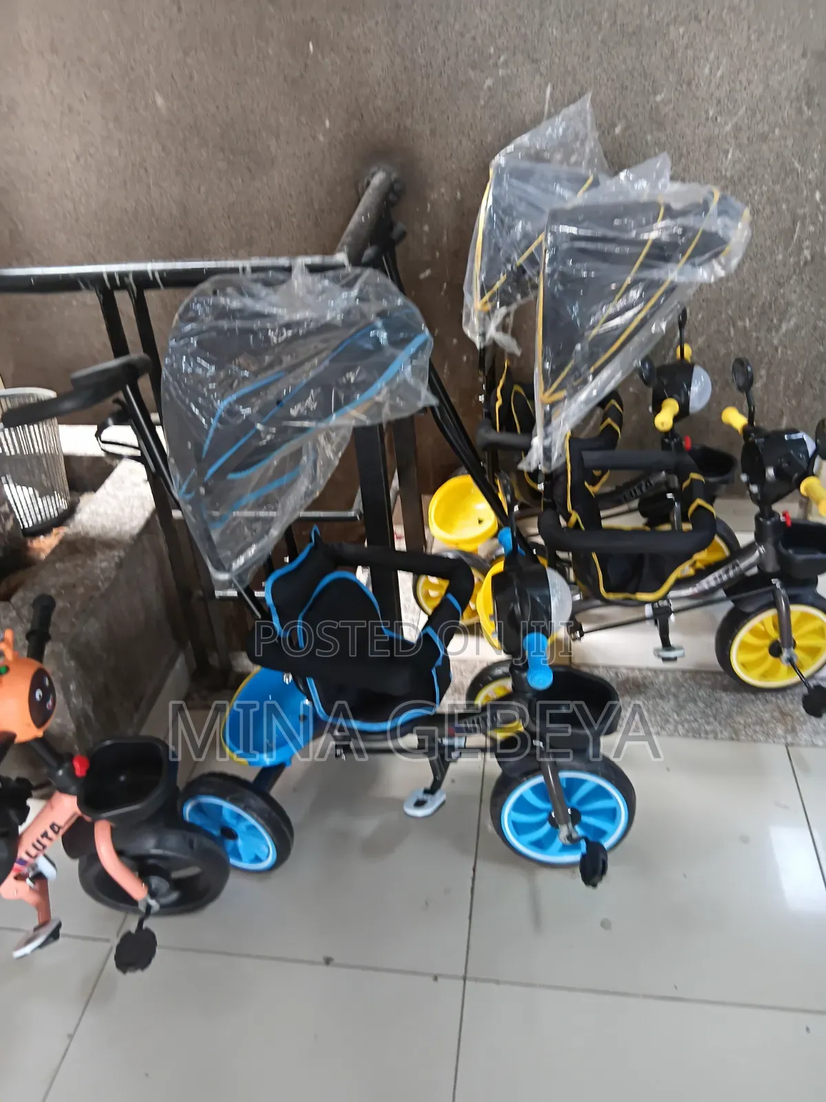 Kids Tricycle With Umbrella