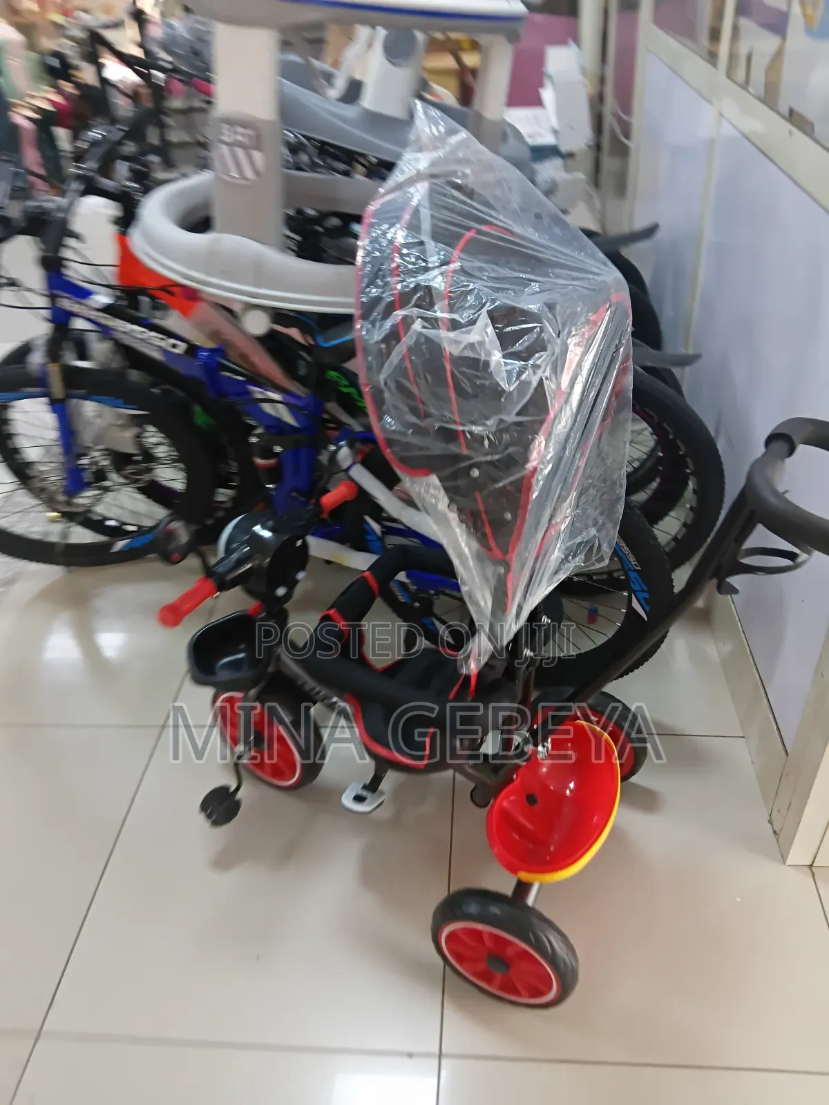 Kids Tricycle With Umbrella