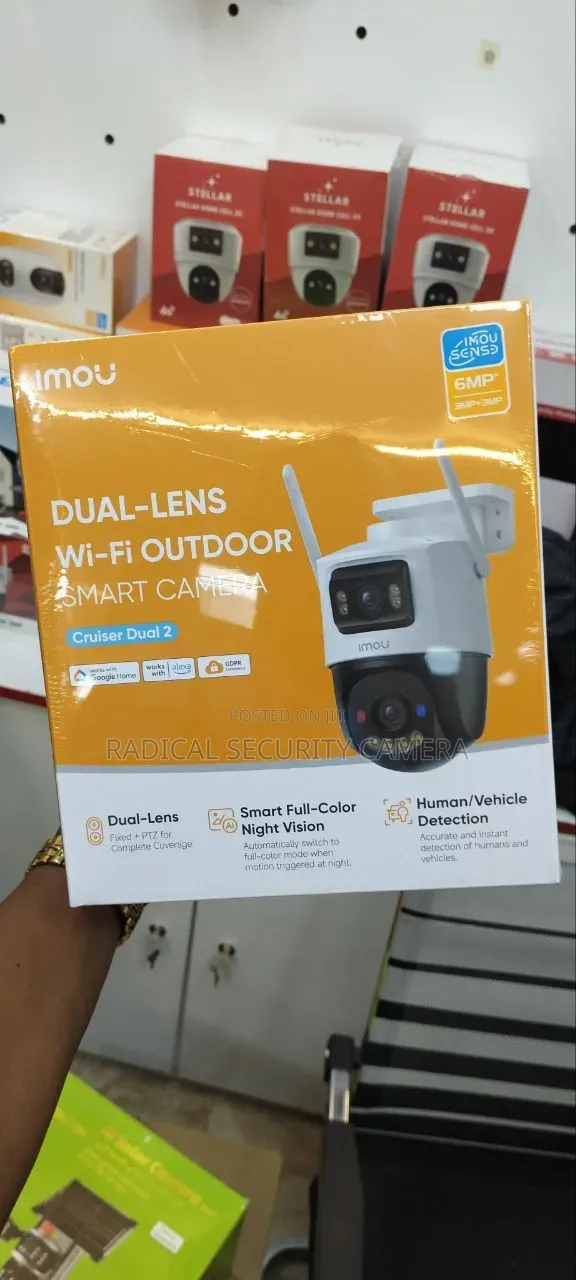 IMOU Cruiser Dual 6MP Dual Lens WiFi Outdoor CCTV Camera | PTZ + Fixed