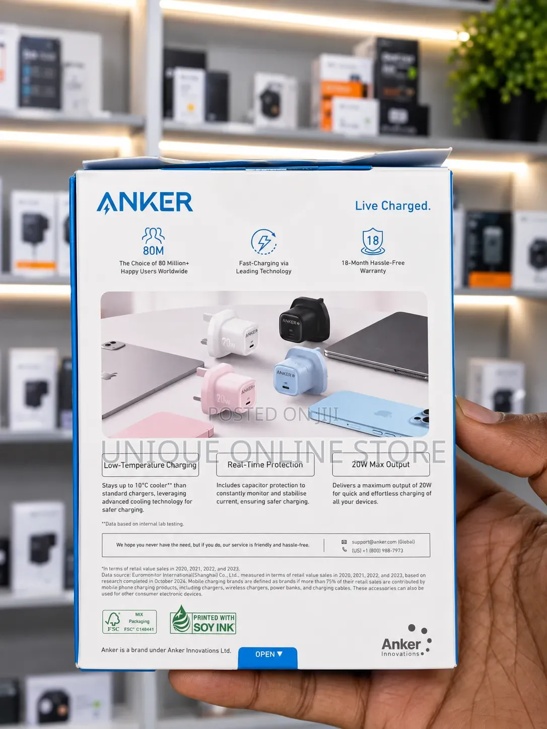 iPhone & Samsung Charger (Anker Zolo 20w )