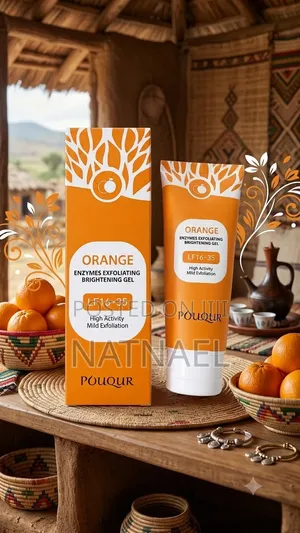 Pouqur Orange Enzymes Exfoliating Brightening Gel  ለበለዘዐለጠቆረ ማፅጂያ