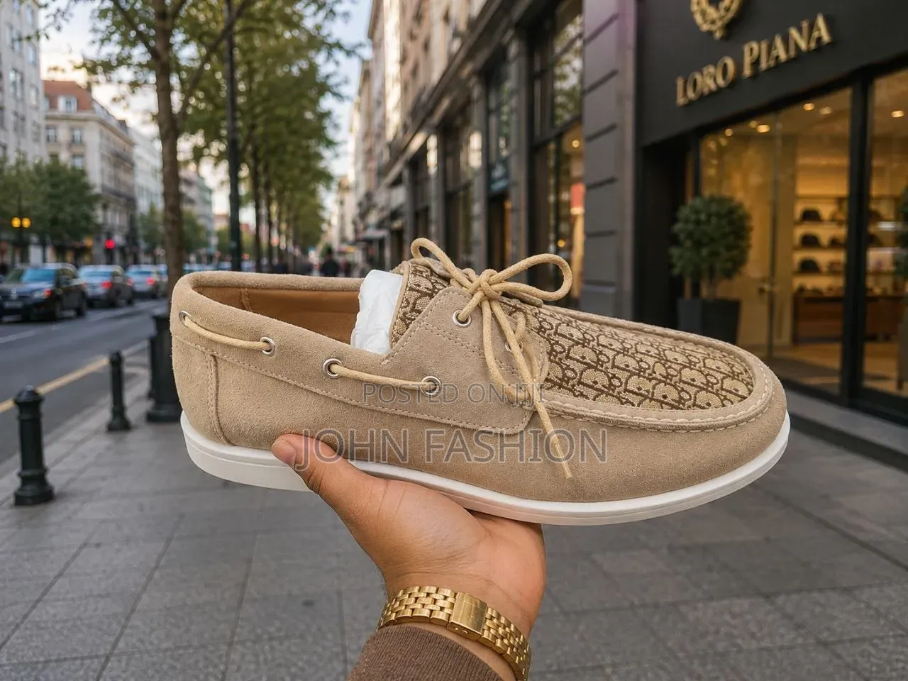 📌Christian Dior Granville Boat Shoes