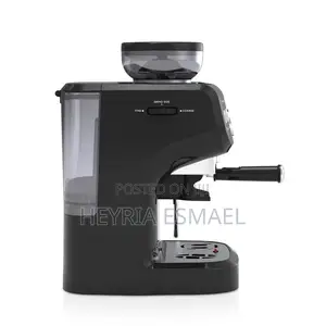 Saachi 19-Bar Coffee Maker With Built in Grinder -NL-COF-7066CG-BK