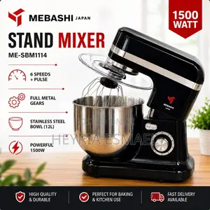 Mebashi Japan Stand Bowl Mixer-(Me-Sbm1114b)