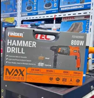 ፋይንደር ማክስ ሲሪየስ (FINDER MAX Series) 800W ከባድ ስራ የሚችል የኮንክሪት መቦረጫ ሀመር
