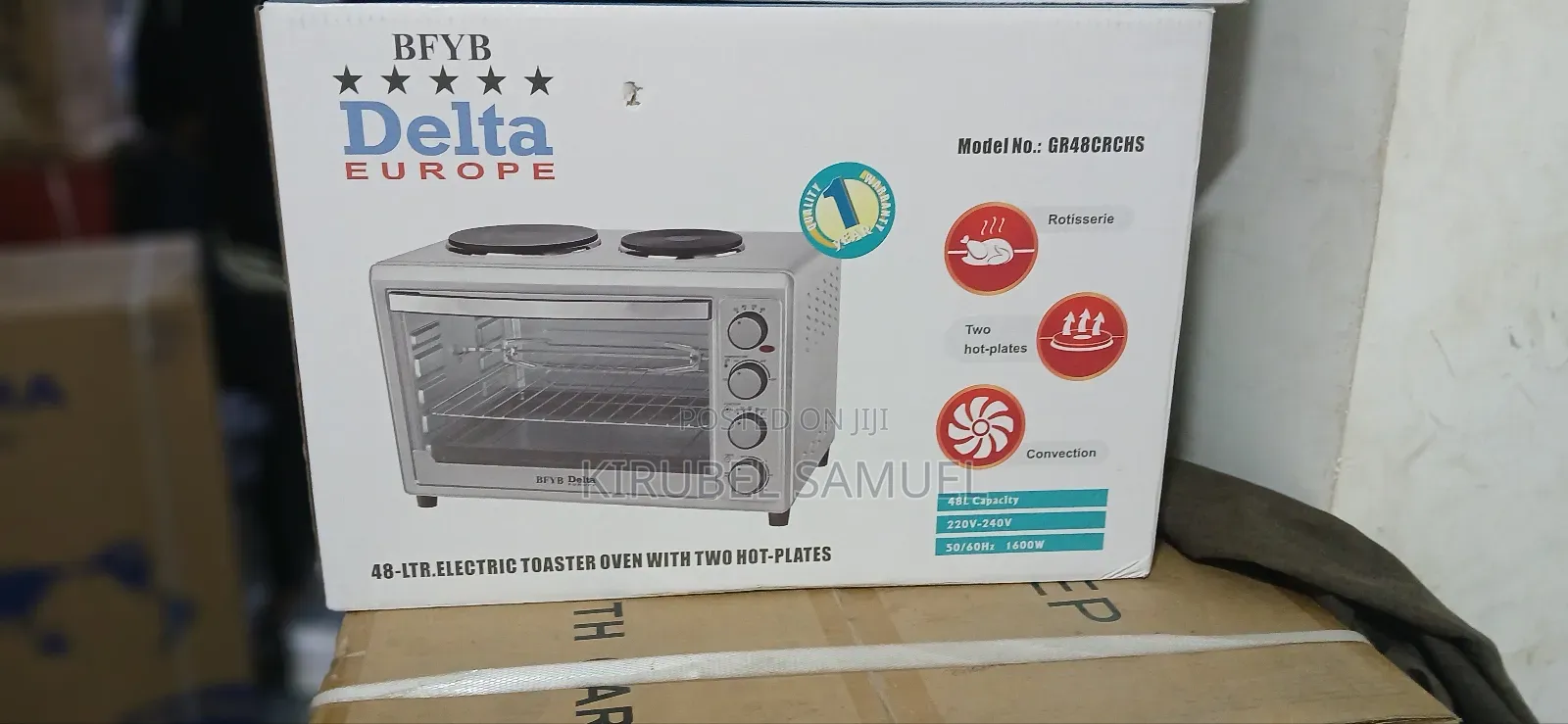 Brand & Model: BFYB Delta Europe (Model No.: GR48CRCHS)
