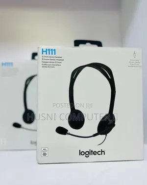 Logitech H111 Stereo Headset Clear Sound + Strong