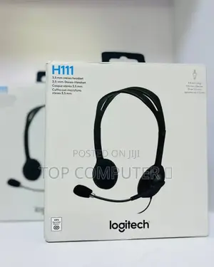 Logitech H111 Stereo Headset Clear Sound + Strong