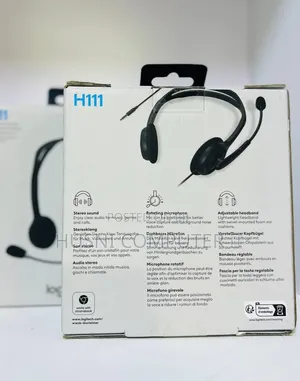 Logitech H111 Stereo Headset Clear Sound + Strong