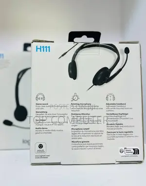 Logitech H111 Stereo Headset Clear Sound + Strong