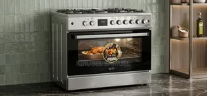 Lux Modern Stainless Steel Gas Cooker Range