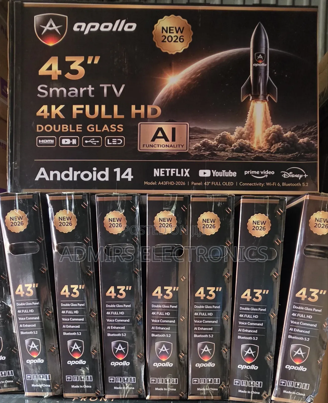 Apollo 43"smart TV