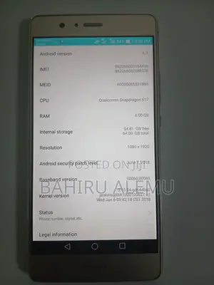Huawei G9 Lite VNS-AL00 16 GB Silver